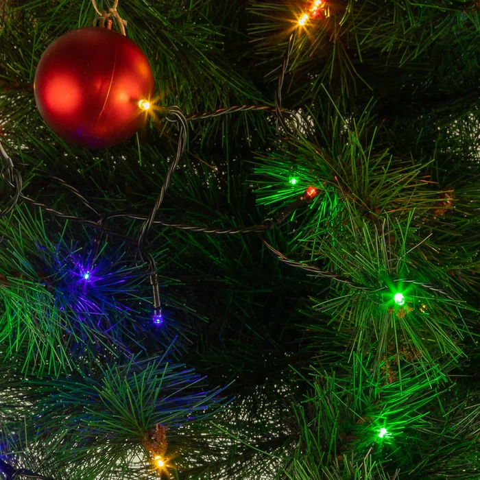 HO Guirnalda LED Exterior 10M HO-XMAS-070-IP65-10M-WW, 8 Modos, Blanco Cálido, Impermeable IP65