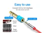 Vention Adaptador Jack VAB-S01-L 6.5 mm Macho a 3.5 mm Hembra Azul