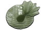 DKD Home Decor Centro de Mesa Tropical Piña Cristal Verde 17 x 5 x 24 cm (4 Unidades)