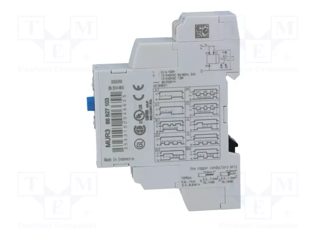 CROUZET MUR Relé de tiempo SPDT 250VAC/8A 24÷240VAC