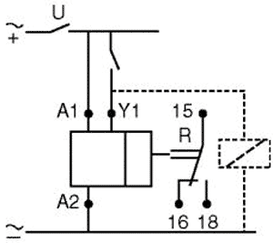 CROUZET MUR Relé de tiempo SPDT 250VAC/8A 24÷240VAC