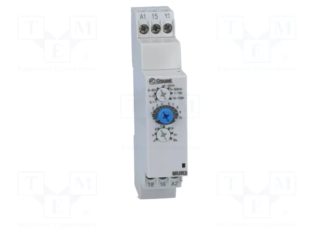 CROUZET MUR Relé de tiempo SPDT 250VAC/8A 24÷240VAC