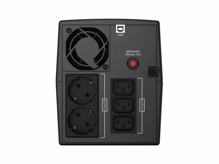 Conceptronic ZEUS08EM 1500VA 900W con 5 salidas AC Conceptronic ZEUS08EM 1500VA 900W con 5 salidas AC