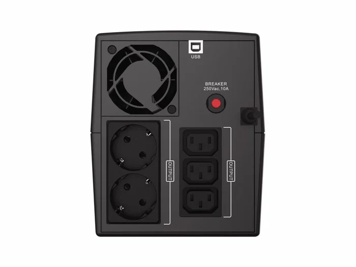 Conceptronic ZEUS08EM SAI 1500VA/900W 5 salidas AC
