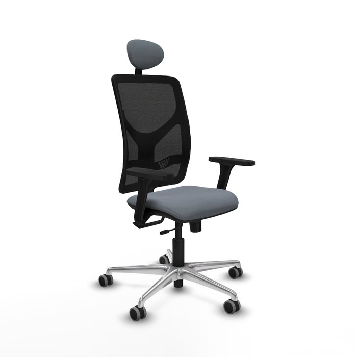 PIQUERAS Y CRESPO Silla de oficina Motilla con mecanismo Sincro/Traslack, Gris y Negro PIQUERAS Y CRESPO Silla de oficina Motilla con mecanismo Sincro/Traslack, Gris y Negro