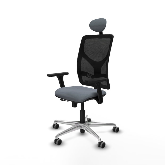 PIQUERAS Y CRESPO Silla de oficina Motilla con mecanismo Sincro/Traslack, Gris y Negro PIQUERAS Y CRESPO Silla de oficina Motilla con mecanismo Sincro/Traslack, Gris y Negro