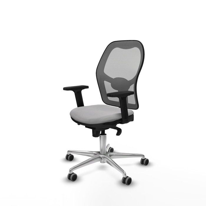 PIQUERAS Y CRESPO Silla de oficina Jorquera con mecanismo sincro y brazos 2D Gris PIQUERAS Y CRESPO Silla de oficina Jorquera con mecanismo sincro y brazos 2D Gris