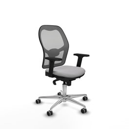 PIQUERAS Y CRESPO Silla de oficina Jorquera con mecanismo sincro y brazos 2D Gris