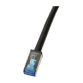 LOGILINK Patch Cord Cat 6a S/FTP 50m Negro para Exteriores