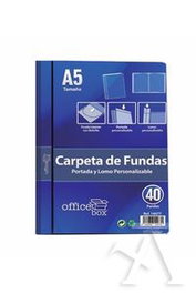 FRAGA IMPORT, S.L. Carpeta 40 Fundas A5 Personalizable