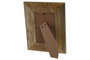 DKD Home Decor Hamsa 24 Marco de Fotos Indio Natural 10x15cm Mango y Cristal Grabado 20x25x2 cm (2 Unidades)