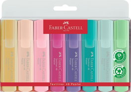 FABER-CASTELL Estuche 8 Marcadores Fluorescentes Textliner 46 Surtidos