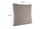Atelier Del Sofa Almohada Mocha 1 Lino 45x45 cm Color Moca Confort de Lujo Diseño Elegante Versátil y Duradero