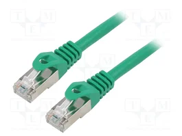 LANBERG Patch cord Cat 6 F/UTP de 1m verde