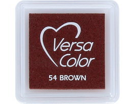 Tsukineko Versacolor Almohadilla de tinta marrón opaca 33x33mm
