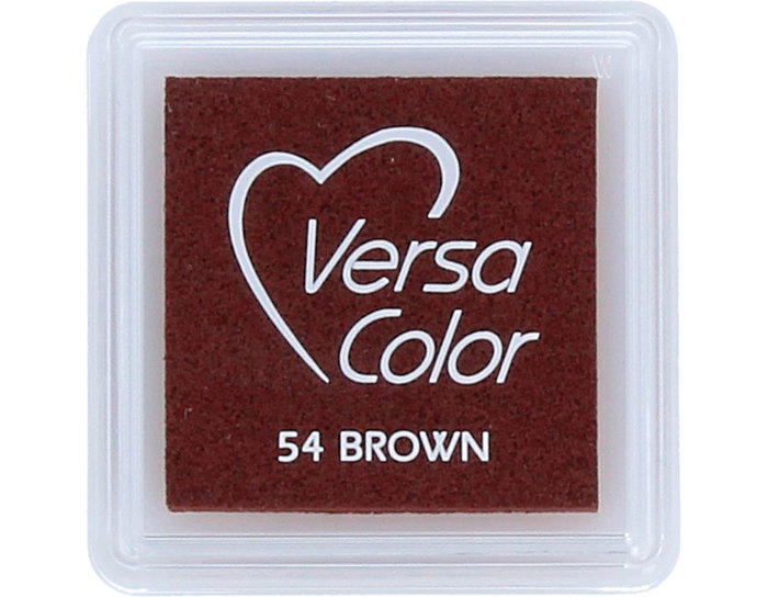 Tsukineko Versacolor Almohadilla de tinta marrón opaca 33x33mm Tsukineko Versacolor Almohadilla de tinta marrón opaca 33x33mm