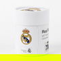 Real Madrid - Pack Oficial de Calcetines de Regalo 3 Pares en Caja Cilíndrica, Licenciado, Talla 39-42