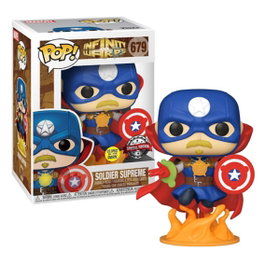 Funko Pop Marvel Infinity Warps Soldado Supremo Glow in the Dark nº 679