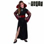 Disfraz de Vampiresa para Niña Halloween 7-9 Años con Vestido y Cinturón Negro