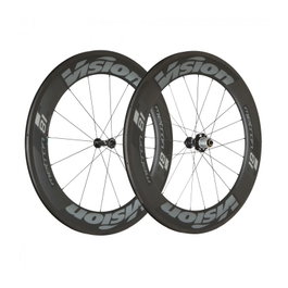 Vision Juego de Ruedas de Carbono METRON 81 Tubeless SH11 28" 1850g Carretera Triatlón