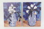 DKD Home Decor Cuadro Lienzo Pino 50x1,8x70 Jarrón Surtido de 2