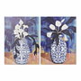 DKD Home Decor Cuadro Lienzo Pino 50x1,8x70 Jarrón Surtido de 2