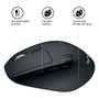 Logitech M720 Triathlon Ratón Inalámbrico Negro