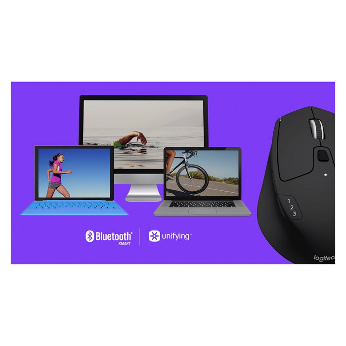 Logitech M720 Triathlon Ratón Inalámbrico Negro