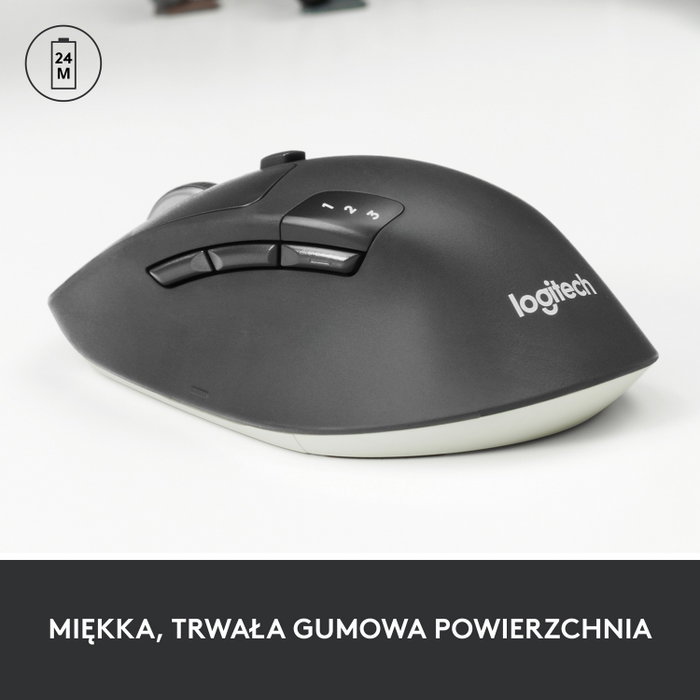 Logitech M720 Triathlon Ratón Inalámbrico Negro