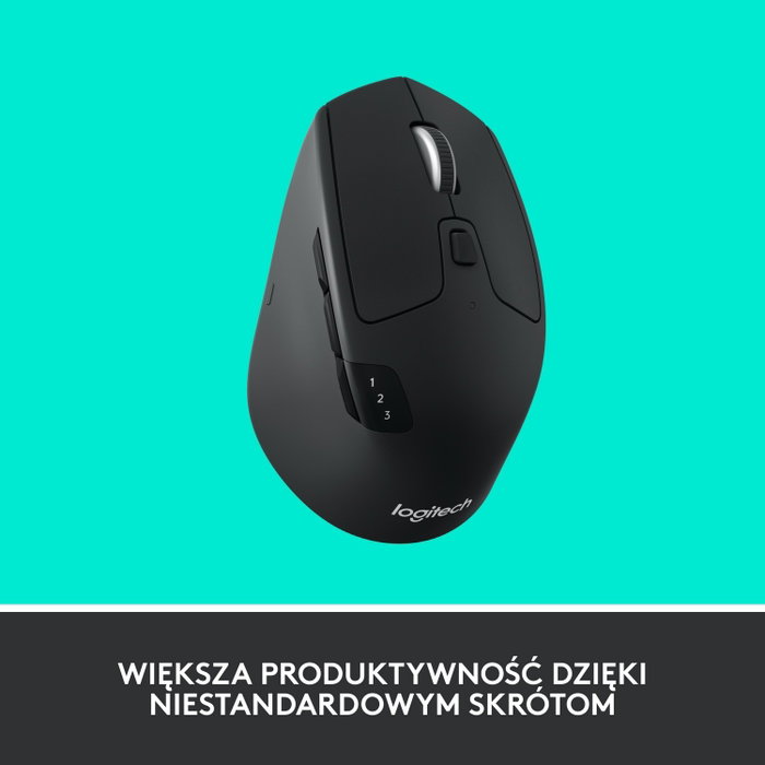 Logitech M720 Triathlon Ratón Inalámbrico Negro