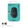 Logitech M720 Triathlon Ratón inalámbrico Bluetooth/RF para oficina, conexión múltiple para 3 ordenadores, óptico 1000 DPI, color negro, mano derecha, referencia 910-004791
