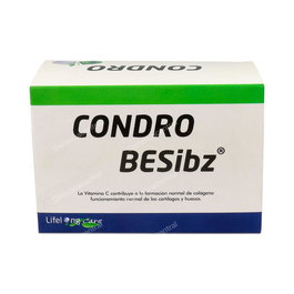 LIFELONG CARE Condro-Besibz 30 Sobres - Colágeno Marino, Glucosamina, Condroitina, Vitamina C para Cartílagos y Huesos