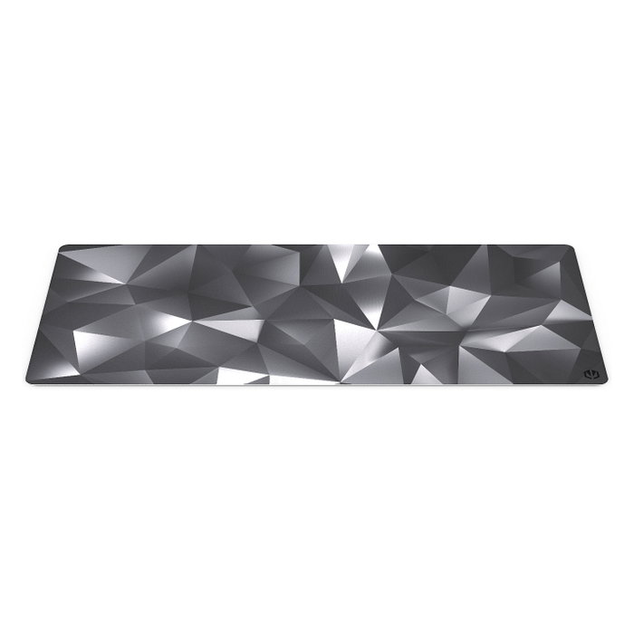 Endorfy Crystal Black XL Alfombrilla de ratón negra y gris