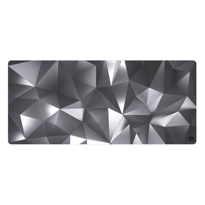 Endorfy Crystal Black XL Alfombrilla de ratón negra y gris