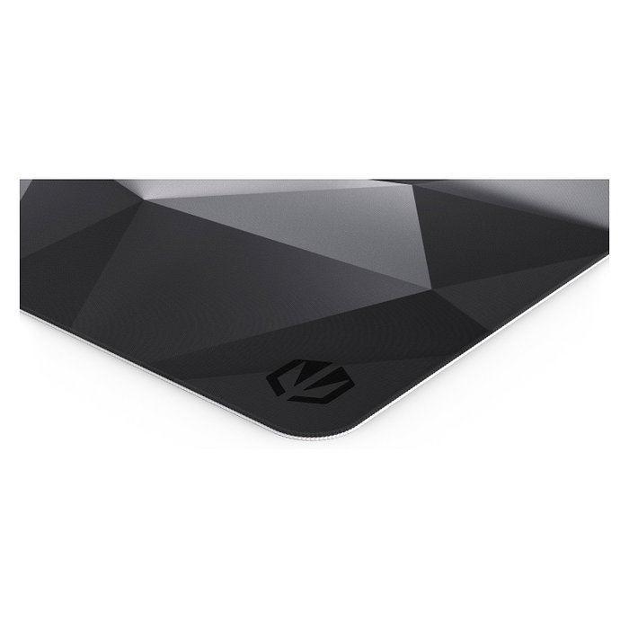 Endorfy Crystal Black XL Alfombrilla de ratón negra y gris