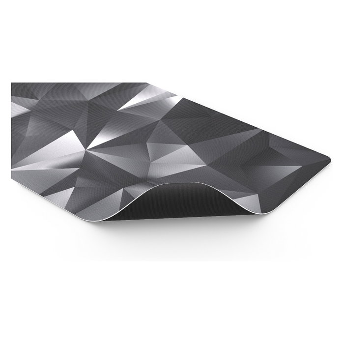 Endorfy Crystal Black XL Alfombrilla de ratón negra y gris