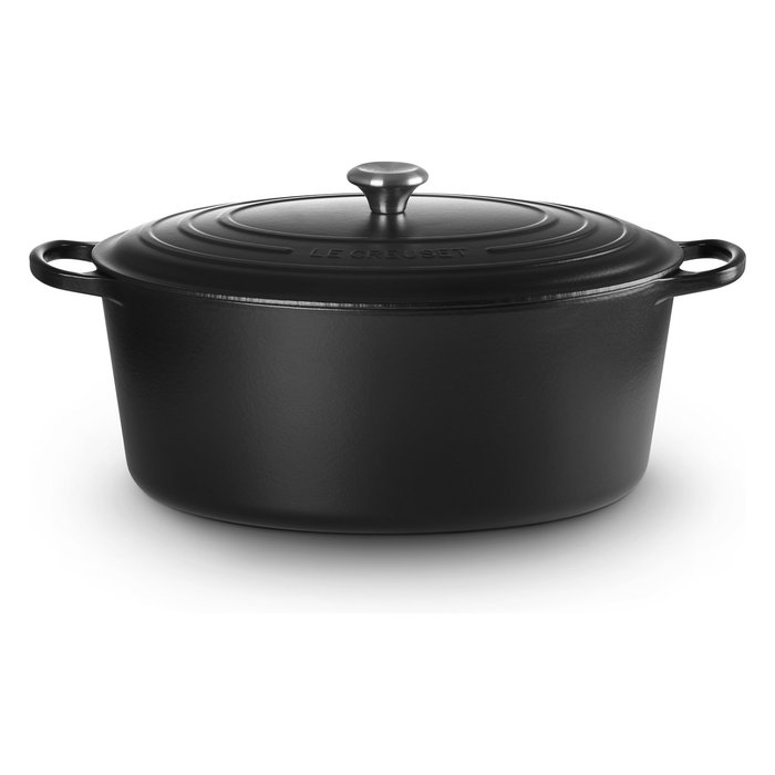 Le Creuset Signature Roaster Oval 40cm Negro
