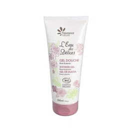 FLEURANCE NATURE Gel Ducha Rosa Jazmín 200ml - COSMOS ORGANIC Vegano Piel Suave