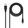 Nanocable Cable USB 2.0 de 3m con conectores USB-A y Mini-USB B Negro