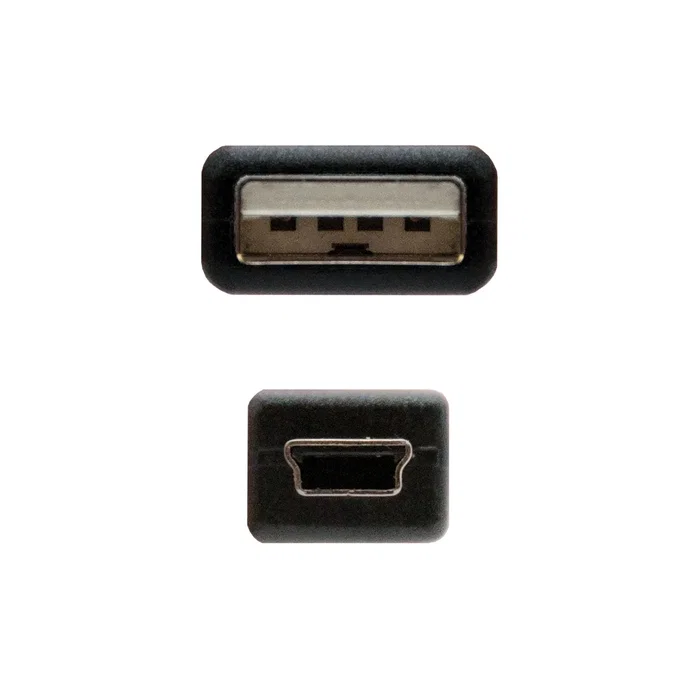 Nanocable Cable USB 2.0 de 3m con conectores USB-A y Mini-USB B Negro Nanocable Cable USB 2.0 de 3m con conectores USB-A y Mini-USB B Negro