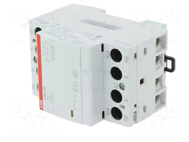 ABB ESB 4-polar de instalación 63A 230VAC/230VDC