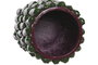 DKD Home Decor Jarrón Magnesia Berengena Morado 25x25x31 cm