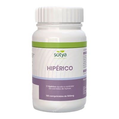 SOTYA Hiperico 100 Comp. Complemento alimenticio para el sistema nervioso SOTYA Hiperico 100 Comp. Complemento alimenticio para el sistema nervioso