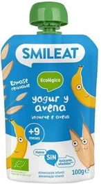 Smileat Yogur Avena Pouch 100 Gr Eco