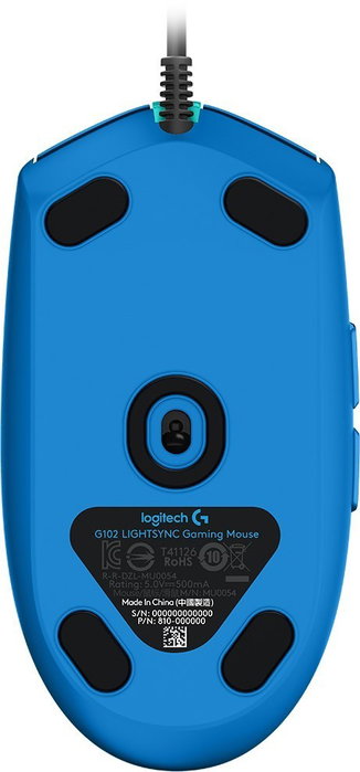 Logitech G102 LIGHTSYNC Ratón Gaming Azul 8000 DPI Logitech G102 LIGHTSYNC Ratón Gaming Azul 8000 DPI