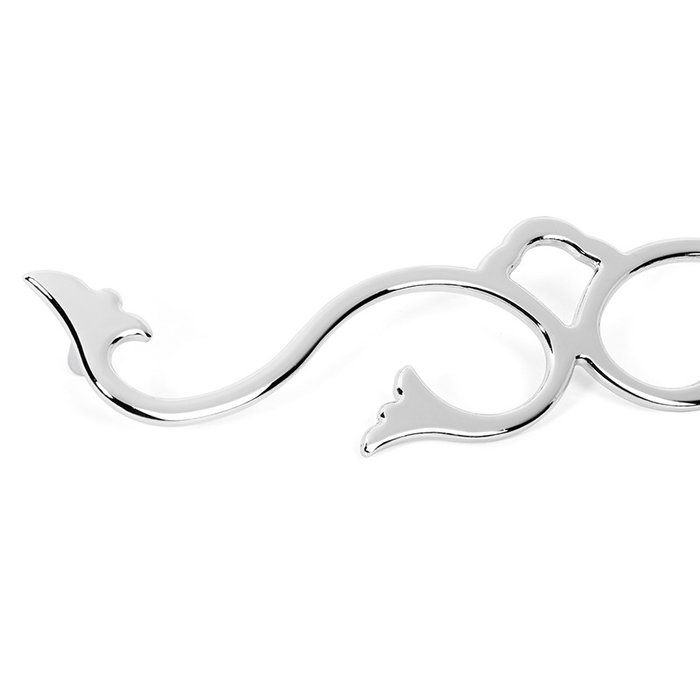 Trentadue Tirador Zamak Modelo Cassi Acabado Cromo Distancia Agujeros 192mm