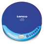 Lenco CD-011 Reproductor de CD Portátil Azul con Altavoces Incorporados