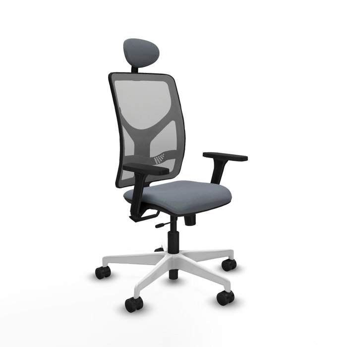 PIQUERAS Y CRESPO Silla de oficina Motilla Gris con Mecanismo Sincro/Traslack PIQUERAS Y CRESPO Silla de oficina Motilla Gris con Mecanismo Sincro/Traslack