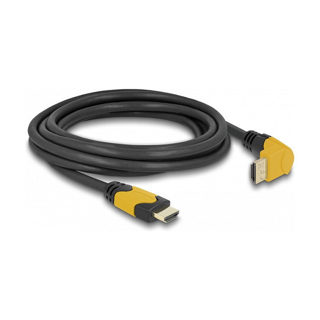 DeLOCK Cable HDMI High Speed 8K 60Hz 48Gbps 3m con conector 90° arriba