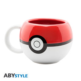 Abystyle Taza 3D Pokeball Pokemon Oficial Cerámica 400ml